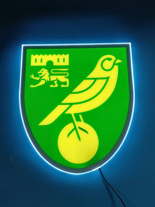 Norwich City Football Club LED Crest Sign