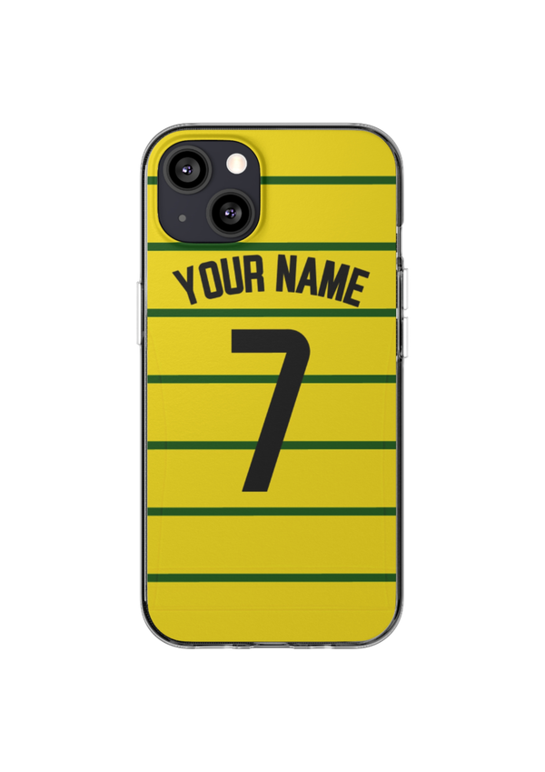 Personalised Official Norwich City Home Kit Case
